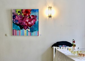 Vernissage der K&uuml;nstlerin in Rathaus Bad Langensalza