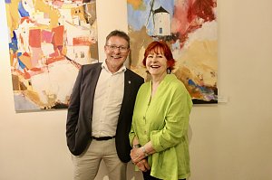 Vernissage der K&uuml;nstlerin in Rathaus Bad Langensalza