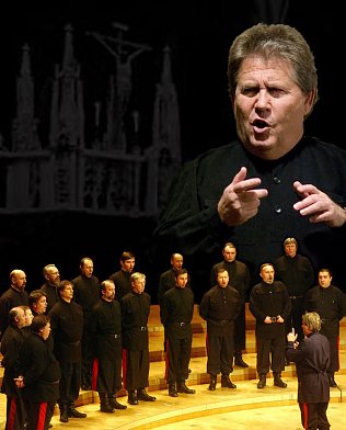 Bild: Die Don Kosaken um Wanja Hlibka laden in die St. Trinitatis Kirche ein.