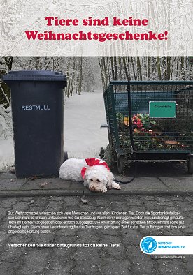 Bild: Tiere sind keine Geschenke