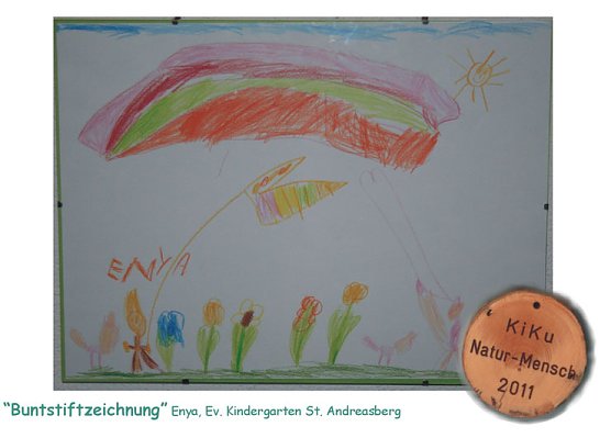 Kinderkunst (Foto: Nationalparkhaus Sankt Andreasberg) Kinderkunst (Foto: Nationalparkhaus Sankt Andreasberg)