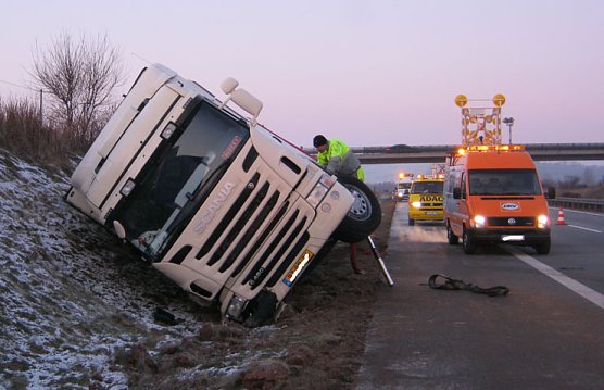 Umgefallen (Foto: Polizei) Umgefallen (Foto: Polizei)