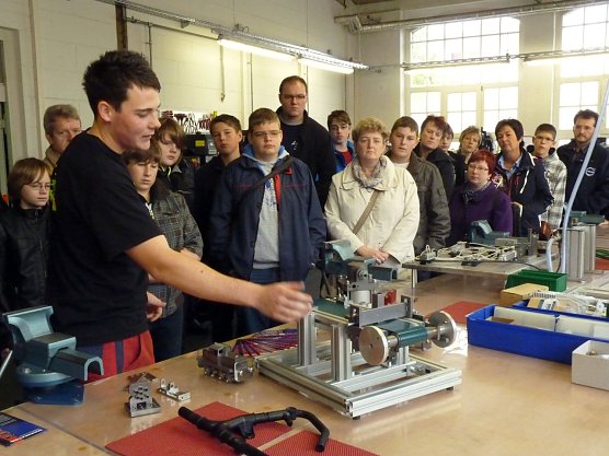 Ausbildungsberufe praxisnah vorgestellt (Foto: Agentur f&uuml;r Arbeit Nordhausen)