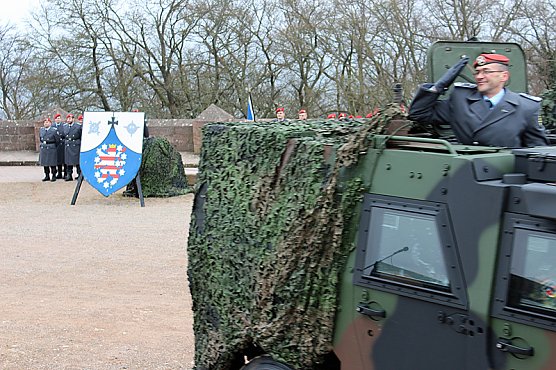Es war eine wundersch&ouml;ne Zeit - Kommando&uuml;bergabe am Kyffh&auml;user (Foto: Karl-Heinz Herrmann)