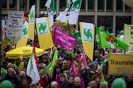 Protest in Berlin (Foto: Naturland/Axel Schmidt)