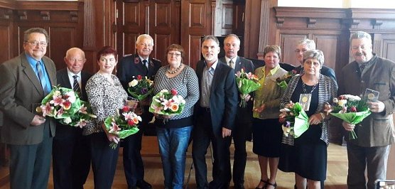 Die Preistr&auml;ger (Foto: Pressestelle UHK)