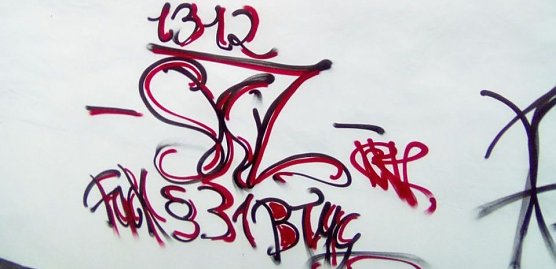 Schmierereien in M&uuml;hlhausen (Foto: Stadtverwaltung M&uuml;hlhausen)