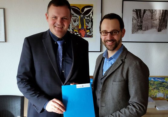 Prof. Wagner, Prof. Luck (Foto: Jaana Kistner)