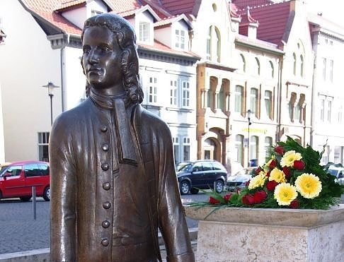 Bachdenkmal in M&uuml;hlhausen (Foto: Stadtverwaltung M&uuml;hlhausen)
