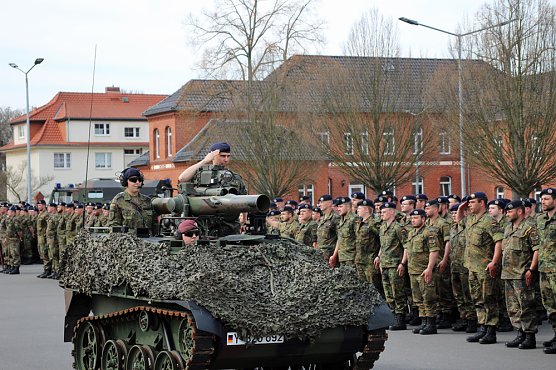 Kommandeurswechsel am Bundeswehrstandort Sondershausen (Foto: Karl-Heinz Herrmann)