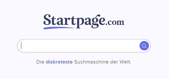 Startpage (Foto: Screenshot)