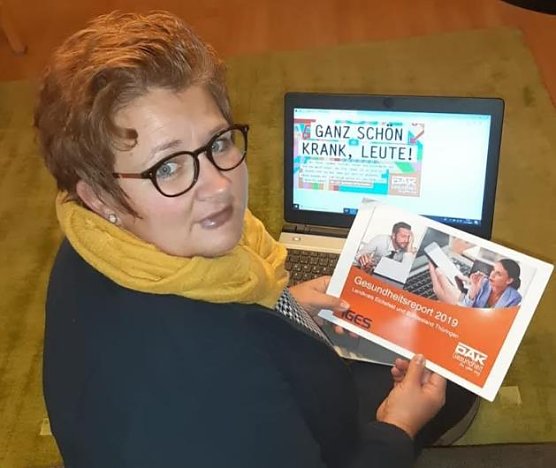 Beatrice Knauf-M&uuml;ller legte die neuen Zahlen vor (Foto: Privat)