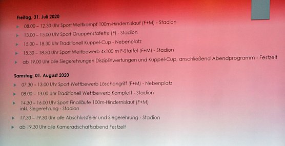 Vorschau auf die Deutschen Feuerwehrmeisterschaften (Foto: Karl-Heinz Herrmann) Vorschau auf die Deutschen Feuerwehrmeisterschaften (Foto: Karl-Heinz Herrmann)