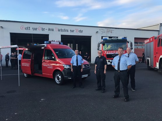 Neue Ausr&uuml;stung f&uuml;r die freiwillige Feuerwehr Nottertal-Heilinger H&ouml;hen (Foto: Pressestelle Landratsamt Unstrut-Hainich-Kreis)