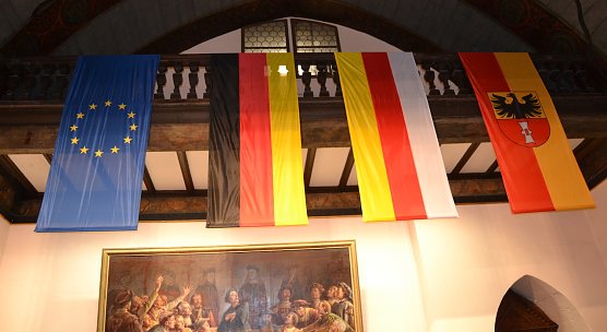 Festakt in M&uuml;nster und Gottesdienst In M&uuml;hlhausen (Foto: &copy; Stadtverwaltung M&uuml;hlhausen)