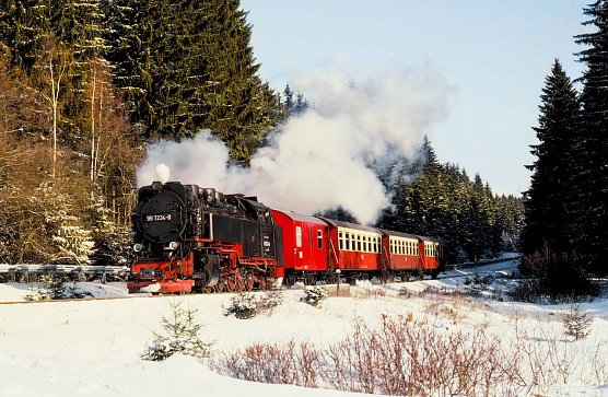 Dampflok betriebener Zug im harz (Foto: HSB)