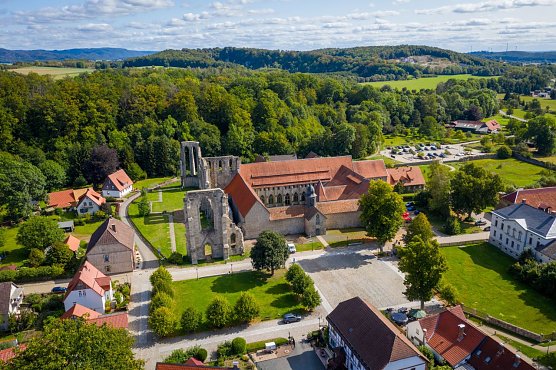 In den kommenden Wochen nur samstags und sonntags zu erleben: das ZisterzienserMuseum Kloster Walkenried  (Foto: www.filmpunktton.de/Stiftung Welterbe im Harz)