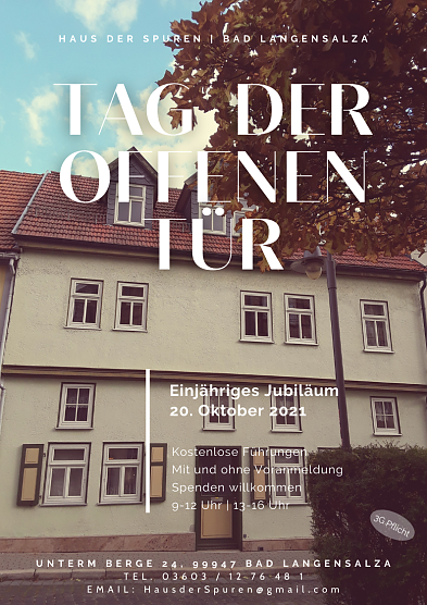 Tag der offenen Tür im "Haus der Spuren" (Foto: Spuren e.V.) Tag der offenen Tür im "Haus der Spuren" (Foto: Spuren e.V.)