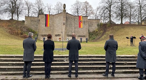 Gedenken in M&uuml;hlhausen (Foto: &copy; Stadtverwaltung M&uuml;hlhausen)