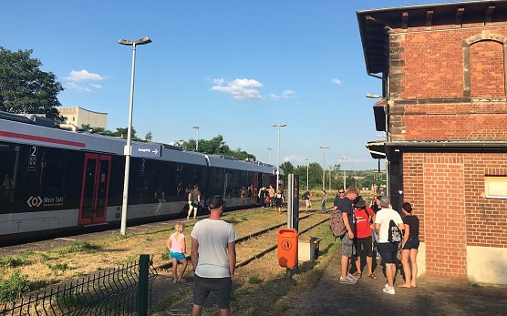 Unstrutbahn in Roßleben (Foto: IG Unstrutbahn ) Unstrutbahn in Roßleben (Foto: IG Unstrutbahn )