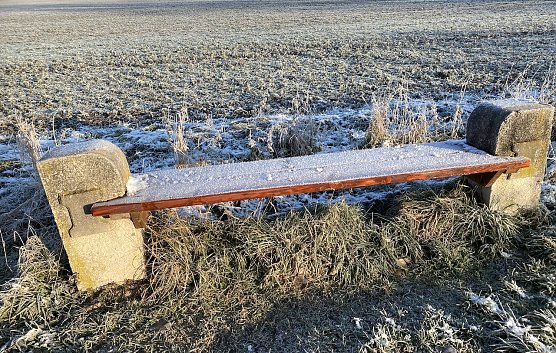 Es bleibt frostig und glatt (Foto: oas)