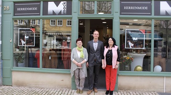 Neuer&ouml;ffnung in Bad Langensalza: Herenausstatter Mock in der Marktstra&szlig;e (Foto: oas)