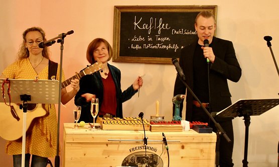 v.l.n.r Yvonne Waclawczyk, Anja Wurschi und Lucas Waclawczyk, (Foto: Eva Maria Wiegand)