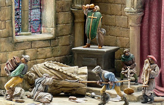 NoraHilgert: DioramaKlosterpluenderung (Foto: Doug Miller) NoraHilgert: DioramaKlosterpluenderung (Foto: Doug Miller)