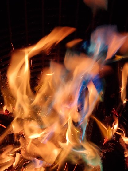 Osterfeuerhexe (Foto: S. Lutze)