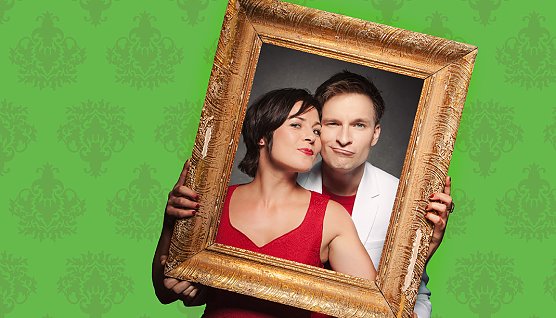 Mandy Partzsch und Erik Lehmann als Paarshit in " Jeder kriegt, wen er verdient" (Foto: Robert Jentzsch)