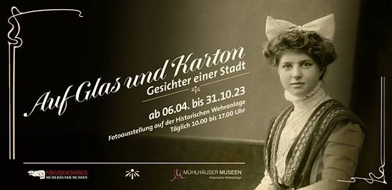 Auf Glas und Karton - Ausstellung zur Geschichte der Fotografie (Foto: M&uuml;hlhauser Museen)