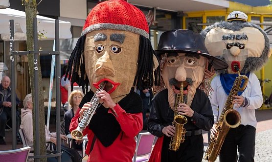 Die Sax-Puppets werden am 14. Juli im Arboretum erwartet (Foto: Agentur)