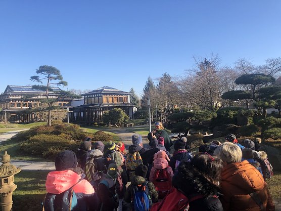 Im japanischen Garten sucht man wieder nach der Kirschbl&uuml;ten-Prinzessin und ihrem Samurai (Foto: G&auml;stef&uuml;hrerzunft Bad Langensalza)