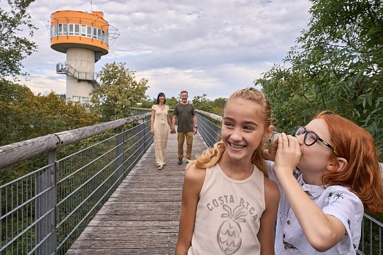Auf dem Baumkronenpfad ist bald Sommerzeit (Foto: Bad Langensalza)