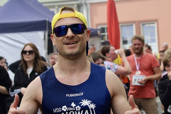 Sieger M&auml;nner &uuml;ber 12,5 Kilometer bei 3T&uuml;rmelauf in Bad Langensalza wurde Rick Mokosch  (Foto: Eva Maria Wiegand)