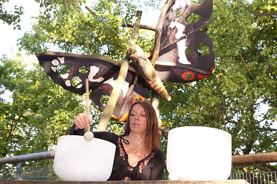 Klangreise auf dem Baumkronenpfad (Foto: Christian Habel) Klangreise auf dem Baumkronenpfad (Foto: Christian Habel)