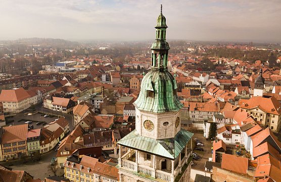 Die Spitze der Marktktiche von Bad Langensalza (Foto: D.Vogel)