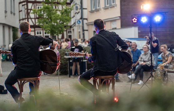 Fete de la Musique, hier in der Kuttelgasse (Foto: Stadtverwaltung M&uuml;hlhausen)