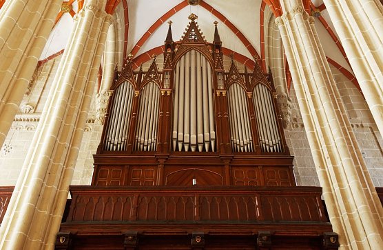 Sauer-Orgel in St. Marien M&uuml;hlhausen  (Foto: Tino Sieland &copy; Stadt M&uuml;hlhausen)