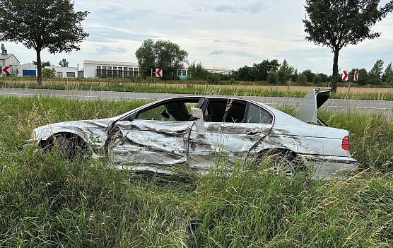 Unfall bei Ebeleben (Foto: Silvio Dietzel)