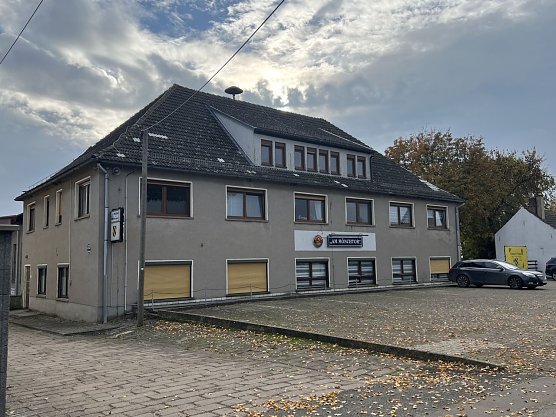 In Trebra im Kyffh&auml;userkreis wurde heute auch dieses Objekt durchsucht (Foto: S. Dietzel)