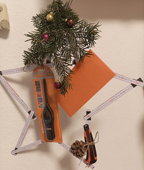 Weihnachtsstern f&uuml;r Handwerker (Foto: Thomas Leipold)