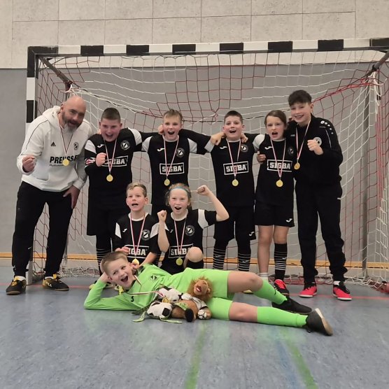 Siegreiche Nachwuchskicker der Preu&szlig;en (Foto: Markus Fromm)