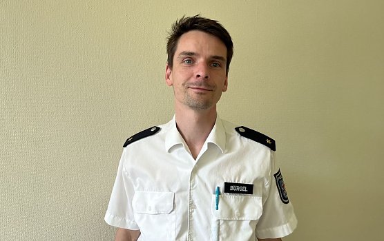 Polizeirat Marcus B&uuml;rgel ist der oberste Polizist des Landkreises  (Foto: oas)