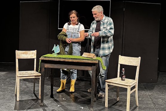 Gameshow in der 3K Theater-Werkstatt in Mühlhausen (Foto: 3K Theaterwerkstatt) Gameshow in der 3K Theater-Werkstatt in Mühlhausen (Foto: 3K Theaterwerkstatt)