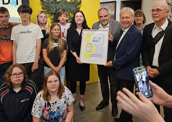 Neuer Audioguide für Mühlhäuser Museum (Foto: M.Nolte) Neuer Audioguide für Mühlhäuser Museum (Foto: M.Nolte)