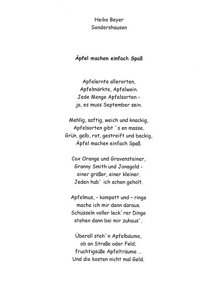 Apfelgeschichte (Foto: Heiko Beyer )