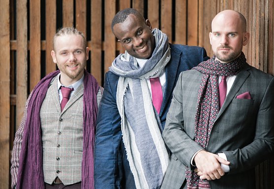 David Prei&szlig;, Marvin Scott und David Stanley Johnson laden zur Weihnachtsshow ins KKZ ein (Foto: A.Doby)