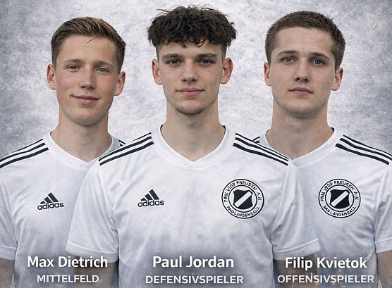 Die Winterneuzug&auml;nge des FSV Preu&szlig;en (Foto: B.Harbauer)