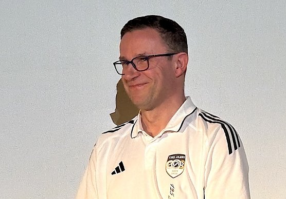 Gl&uuml;cksfall Benno Harbauer: Der umtriebige Preu&szlig;en-Pr&auml;sident wurde mit der Gutsmuths-Plakette in Silber ausgezeichnet (Foto: oas)